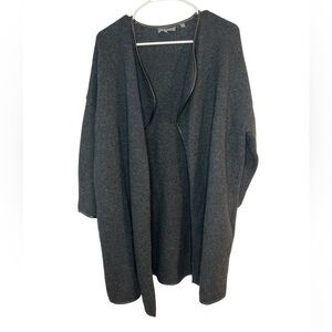 Vince Open Mid Length Wool Yak Cashmere Cardigan